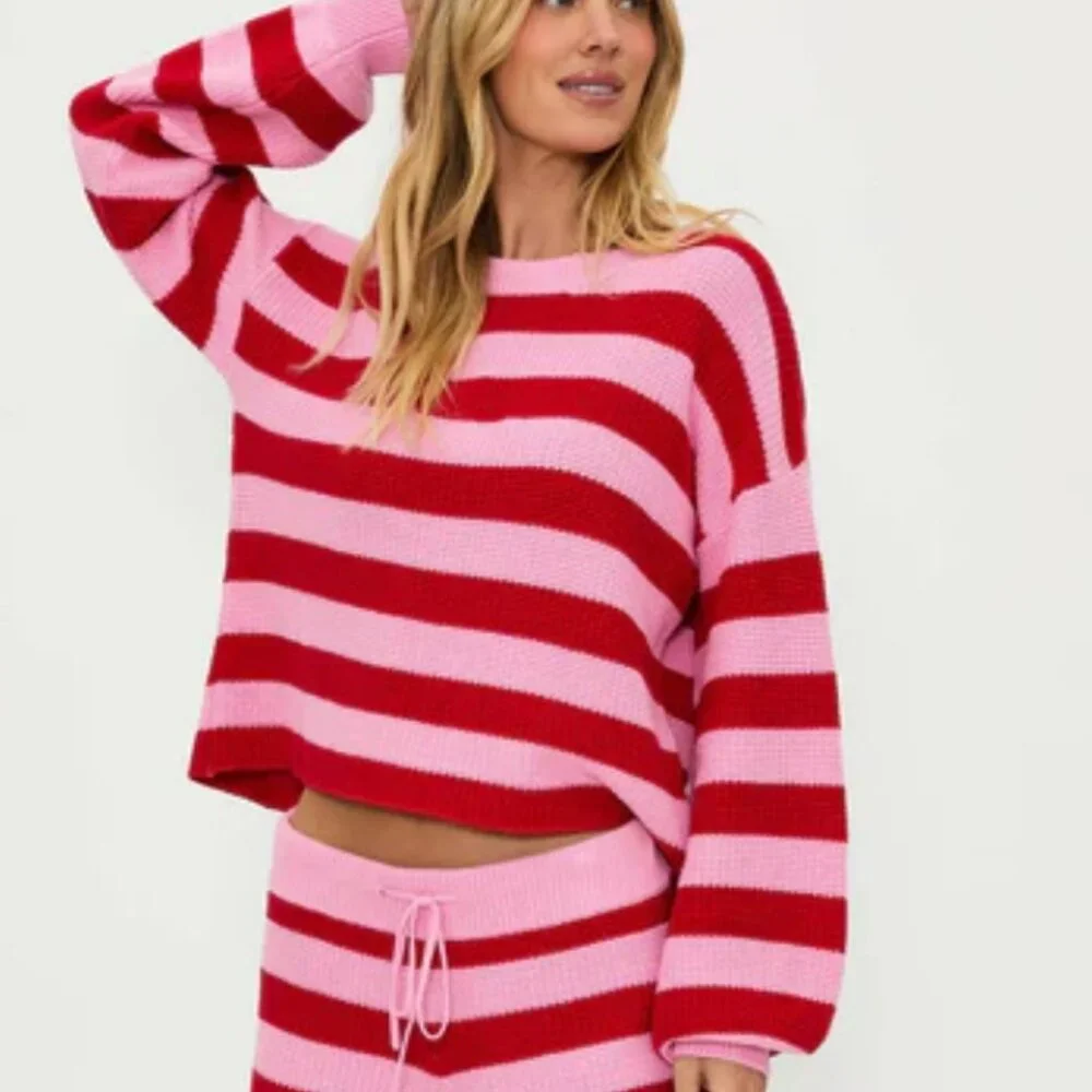 Beach Riot Ava Candy Cane Striped Sweater - How Fun! - Picture 12 of 12
